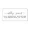 Elegant Script Names Wedding Return Address