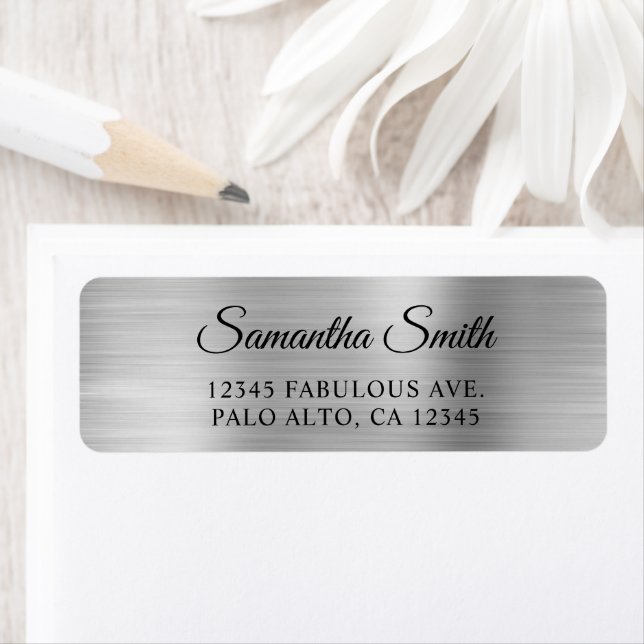 Elegant Script Pale Metallic Silver (Insitu)