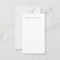 Elegant Script Plain Modern Minimalist