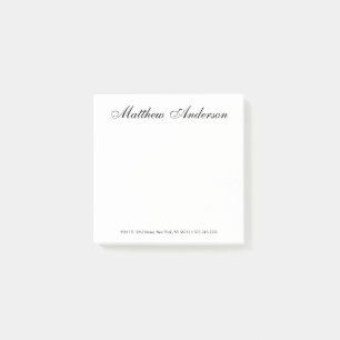 Elegant Script Post-it Notes