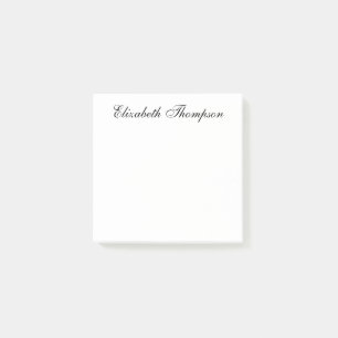 Elegant Script Post-it Notes