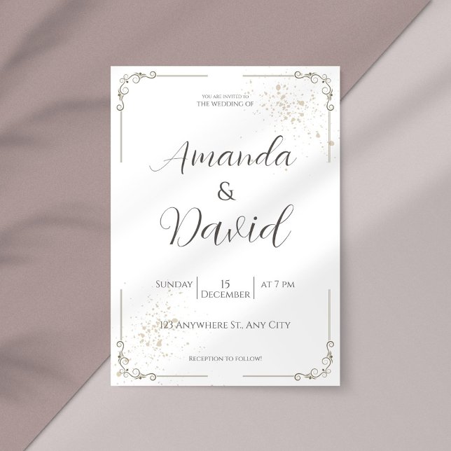 Elegant Script & Serif Wedding Invitation (Creator Uploaded)