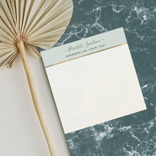  Elegant Script Simple Minimal Personal Stationery Card