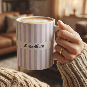  Elegant Script Teacher Nurse Student Grad Custom Coffee Mug