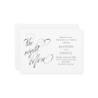 Elegant Script The Night Before Rehearsal Dinner