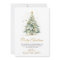 Elegant Script Tree Non Photo Christmas Cards