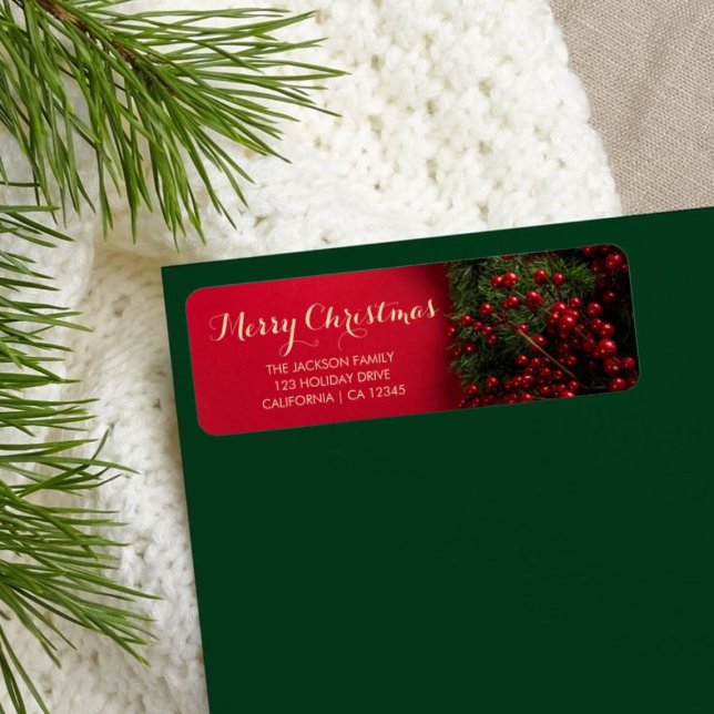 Elegant Script Typography Business Holiday Red  (Creator Uploaded)