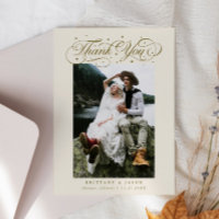 Elegant Script Typography Dots Wedding Photo Beige