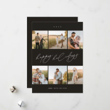 Elegant Script Typography Modern 6 Photo Collage