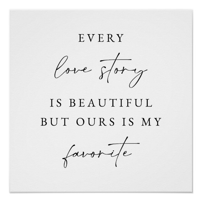 Elegant Script Wedding Backdrop Banner  Poster (Front)