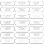 Elegant Script Wedding Envelope Address Stickers<br><div class="desc">Add your guests names and address to these sticker labels.  21 labels per sheet.  These labels are white - just peel and stick onto the envelop.</div>
