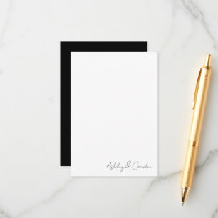 Elegant Script Wedding Handwritten Enclosure Card