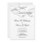 Elegant Script  Wedding Invitation - Black
