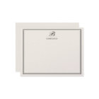 Elegant Script Wedding Monogram Stationery Cards