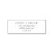 Elegant Script Wedding Return Address