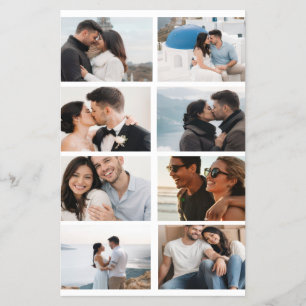 Elegant Script Where Were We Bridal Shower Game Flyer