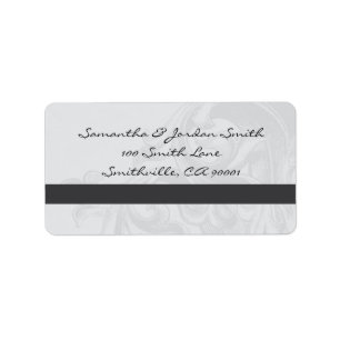 Elegant Scroll Address Labels