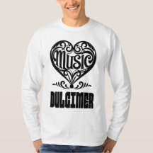 Elegant Scrolled Heart for Dulcimer Lovers