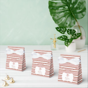 Elegant Sea Octopus Nautical Striped Baby Shower I Favour Box