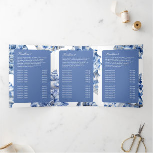 Elegant Seashell Logo Trifold Brochure