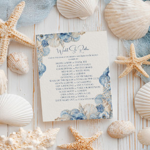 Elegant Seashell Would She Rather Bridal Shower 