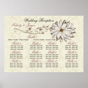 Elegant Seating Charts Poster