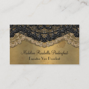 Elegant Segonzac Victorian 3.5" x 2" Business Card