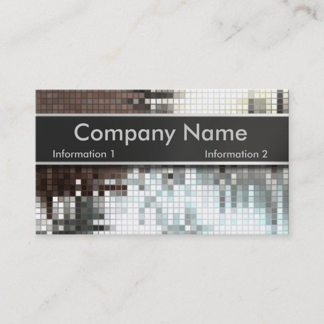 Elegant Sequins Business Cards (Front)