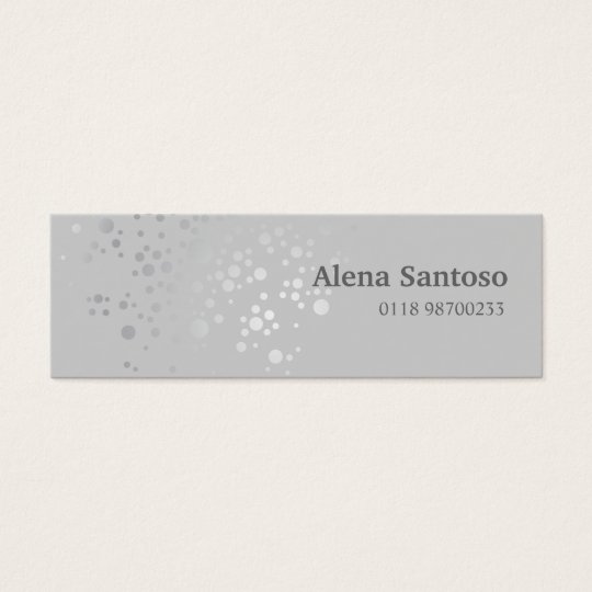 Elegant Sequins Mini Business Card