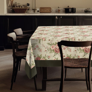Elegant Shabby Chic Cozy and Feminine Touch Tablecloth