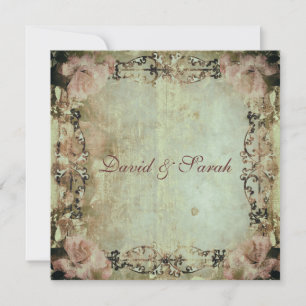 Elegant Shabby Chic Floral Save The Date