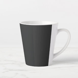 Elegant Shamrock-Shaped Design for St. Patrick's Latte Mug