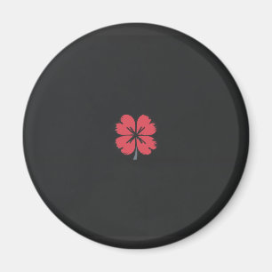 Elegant Shamrock-Shaped Design for St. Patrick's Magnet