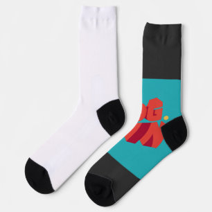 Elegant Shamrock-Shaped Design for St. Patrick's  Socks