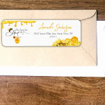 Elegant She Found Her Honey Bee Bridal Shower<br><div class="desc">Sweet and trendy Yellow Honey Bee Elegant She Found Her Honey Bee Bridal Shower Theme featured watercolor yellow honey,  bees,  honeycombs,  and sunflower flowers. Matching products you can find in the collection.</div>