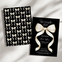 Elegant She's Tying the Knot Bow Bridal Shower