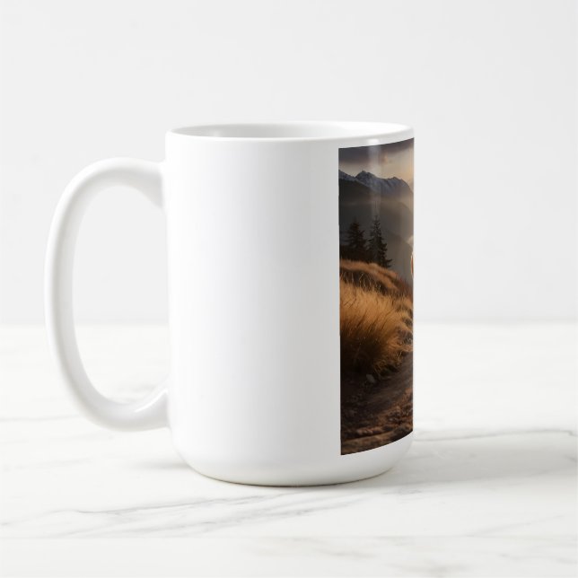 Elegant Shiba Inu Coffee Mug (Left)