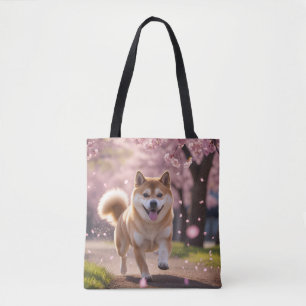 Elegant Shiba Inu Tote Bag