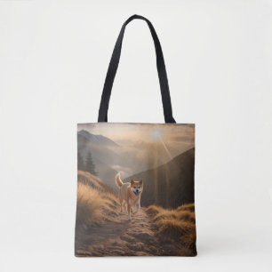 Elegant Shiba Inu Tote Bag