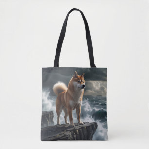 Elegant Shiba Inu Tote Bag