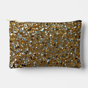 Elegant Shimmering Particles Accessory Pouch