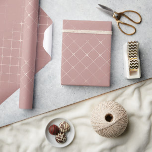 Elegant Shine geometric Pattern For Wedding  Wrapping Paper