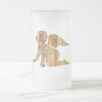 Elegant Shiny Golden Angel Heavenly White