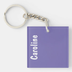 Elegant Signature Script Monogram Key Ring