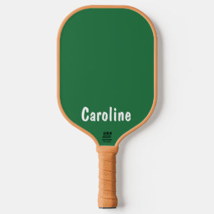 Elegant Signature Script Monogram Pickleball Paddle