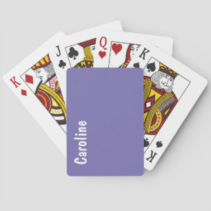 Elegant Signature Script Monogram Playing Cards