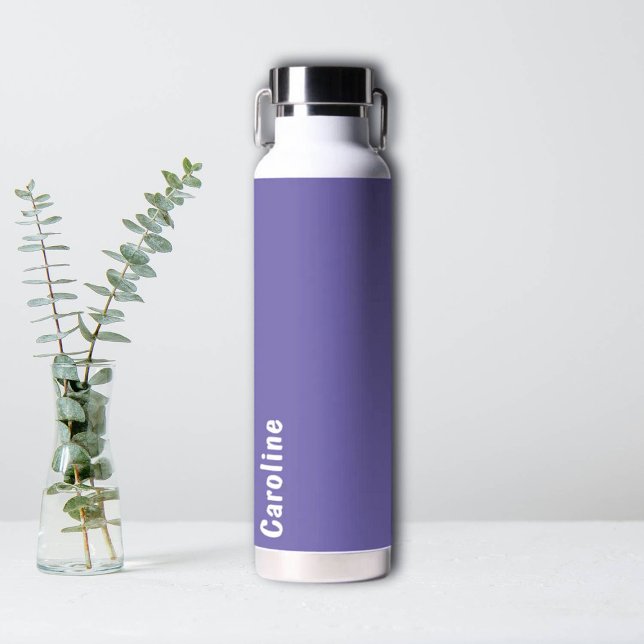 Elegant Signature Script Monogram Water Bottle (Creator Uploaded)