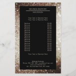 Elegant Silber Gold beidseitig Flyer<br><div class="desc">Ein elegantes und raffiniertes Design mit einem digitalen Bild aus Silber-Gold-Glitter. Achtung: Bei der Herstellung wird keine echte Folie verwendet,  sondern nur die Farbe gründlich aufgedruckt. Füge deine Daten,  Logo,  Firmendetails und Bilder in Minuten hinzu.</div>