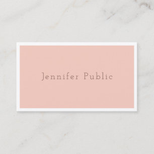 Elegant Silk Modern Design Professional Plain Luxe Business Card