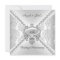 Elegant Silver 25th Wedding Anniversary Damask